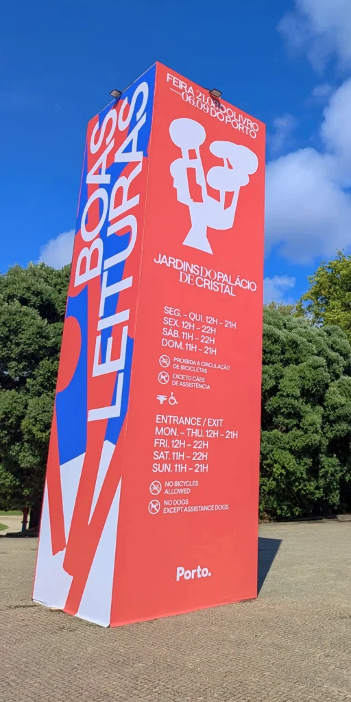 Horaires Foire du Livre de Porto 2026 © VA pour La Gazette de Porto